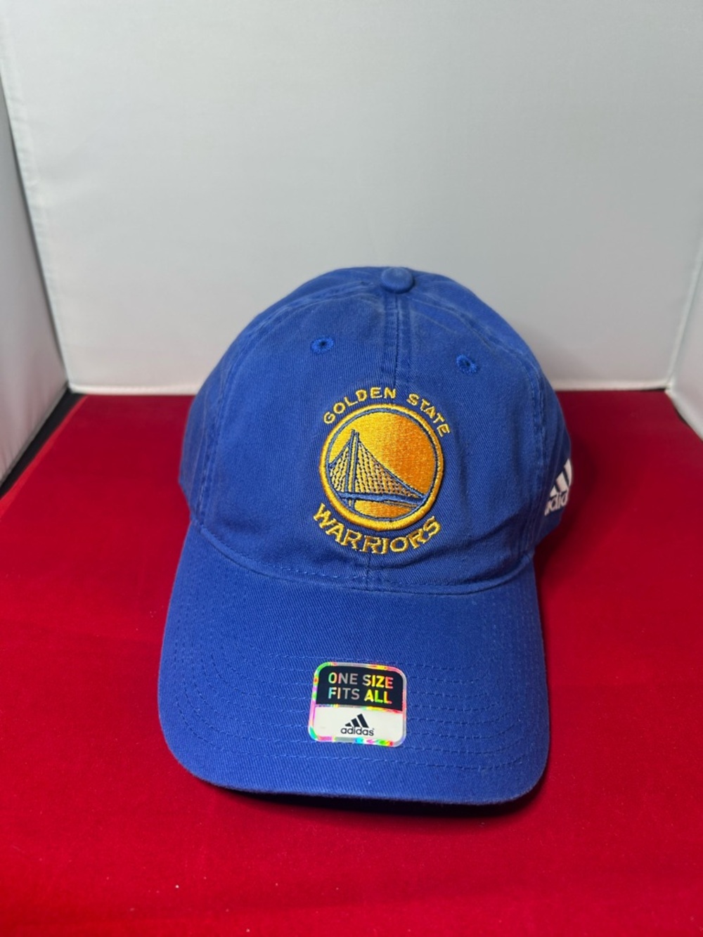 Golden State Warriors NWT Adidas Adjustable Strapback Baseball Hat or Cap Blue